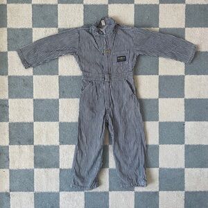 Vintage Oshkosh Hickory Stripe Coveralls